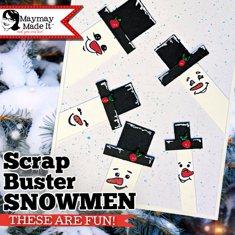 GOT SCRAPS?  Not after these fun little guys!  From deer to snowmen in a snap!