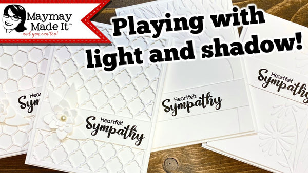 5 of 5 Sympathy Cards as Promised:  One Color Cards