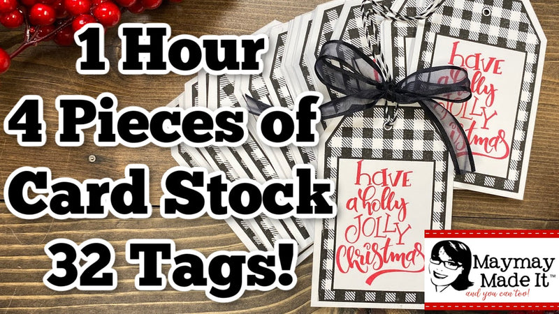 As Many As Tags with 4 Sheets of Cardstock