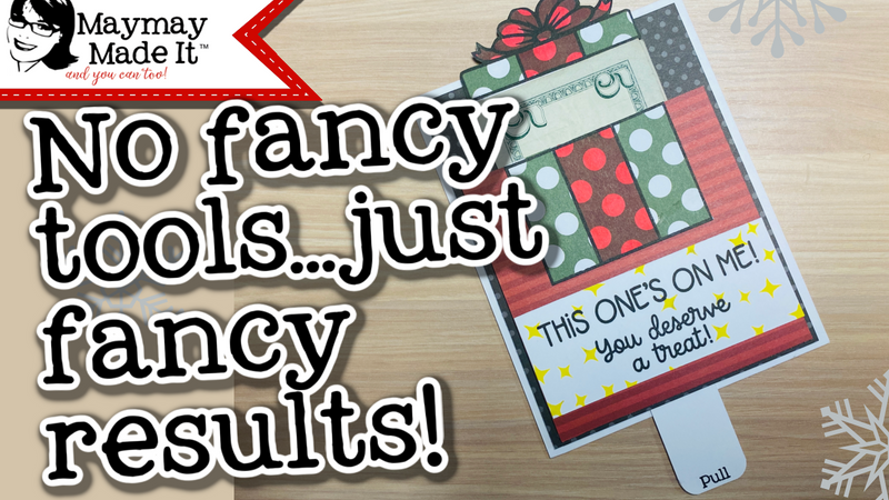 Double Slider Gift Card Featuring the Gift Card Surprise Stamp Set