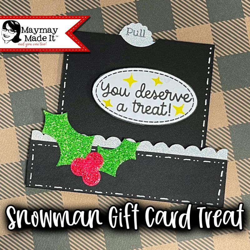 The Crafter Show SNOWWWW EASY!  Snowman Gift Card Holder