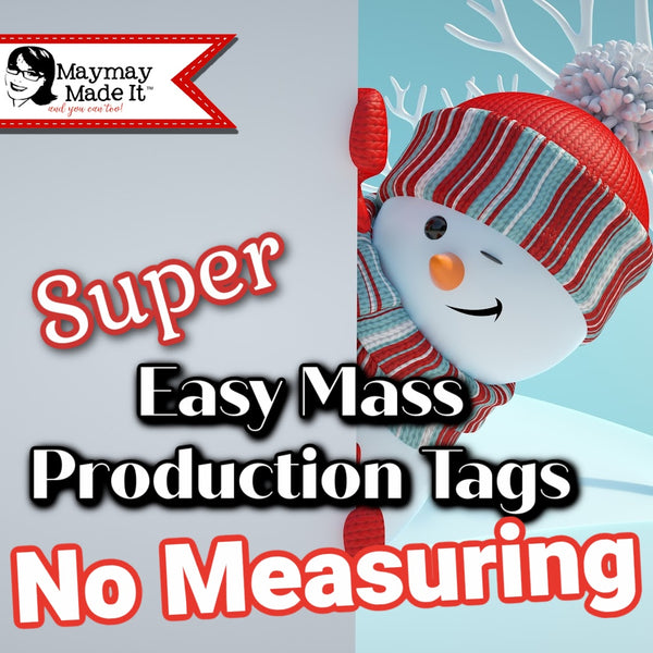 1 Sheet makes 8 Tags No Measuring!