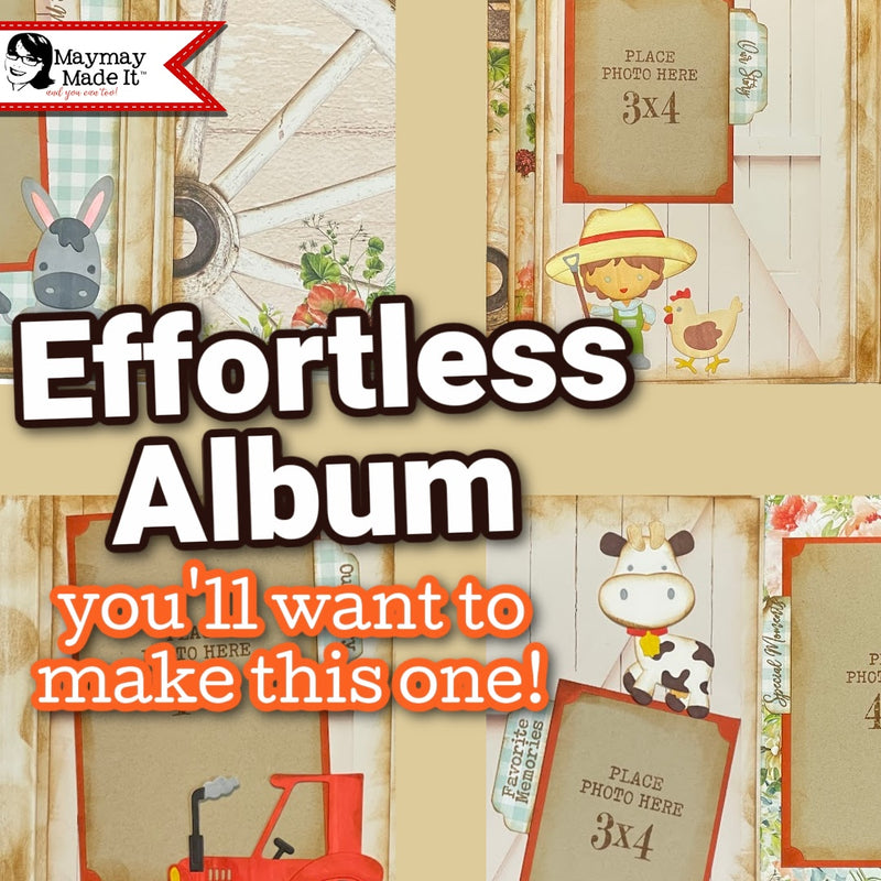 THIS ALBUM WILL MAKE YOU LOOK LIKE A PRO!  Love this easy to create mini album perfect for gifting!