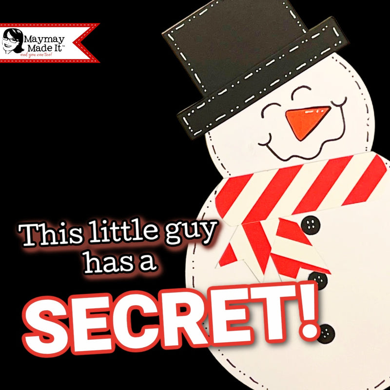 This Snowman is Hiding Something!  Let’s find out why it is!