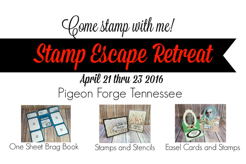 Stamp Escape Retreat, Come Stamp with Me!
