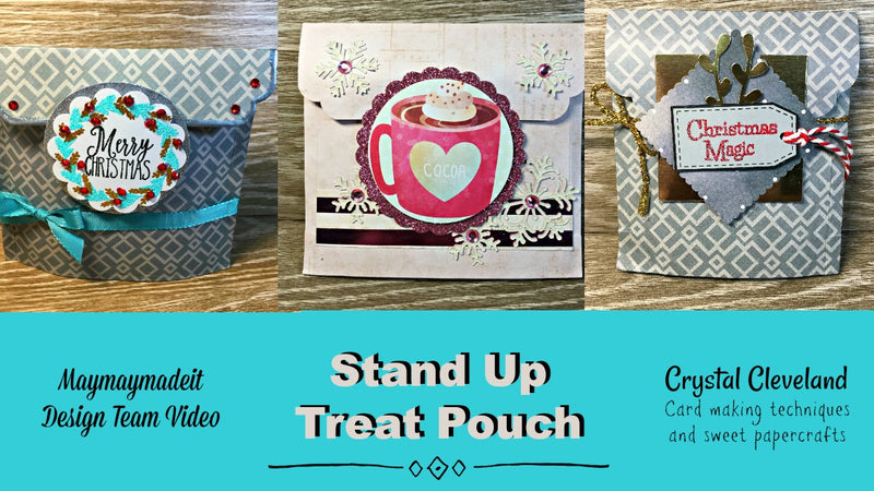Santa Baby Stand Up Treat Bag by Crystal Cleveland