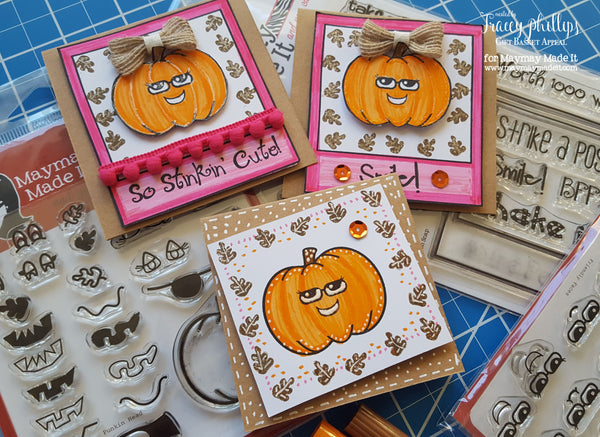 Blog Design Team Color Throw Down Challenge-So Stinkin' Cute Mini Pumpkin Card