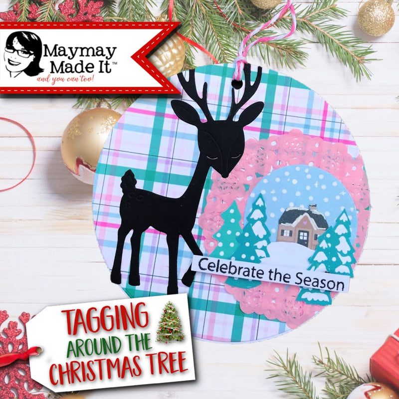 Oh Deer What A Scene Christmas Tag