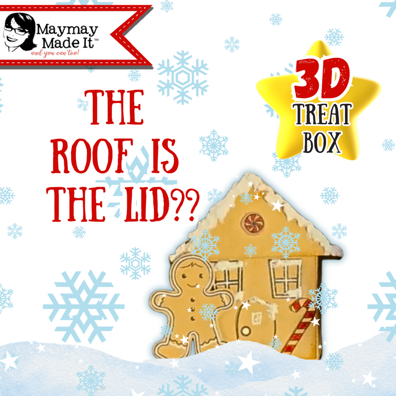 How to make an easy paper house: Gingerbread: DIY