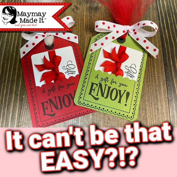 THIS STAMP SET IS THE STAR OF THE SHOW!!  One set all your Christmas Presents done!!!