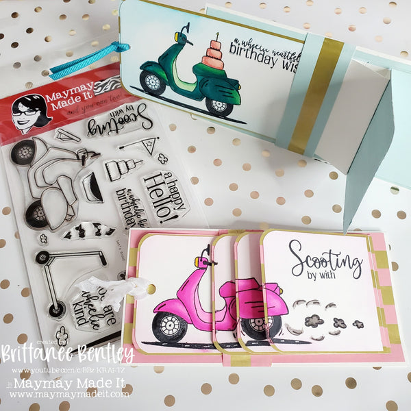 MAYMAY'S 2021 SPRING/SUMMER DT BRITTANEE BENTLEY MINI SLIMLINE WATERFALL CARD