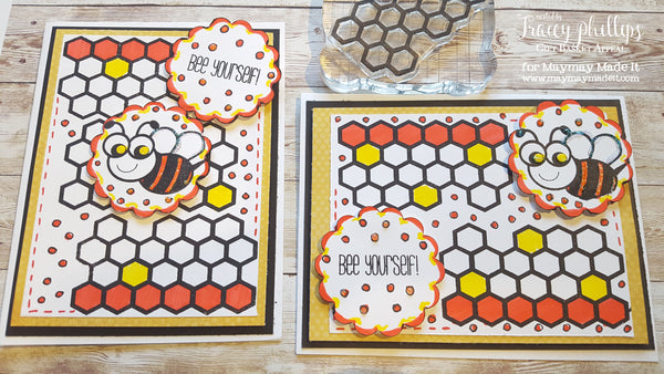Bee Yourself Card | Layer It Up Challenge