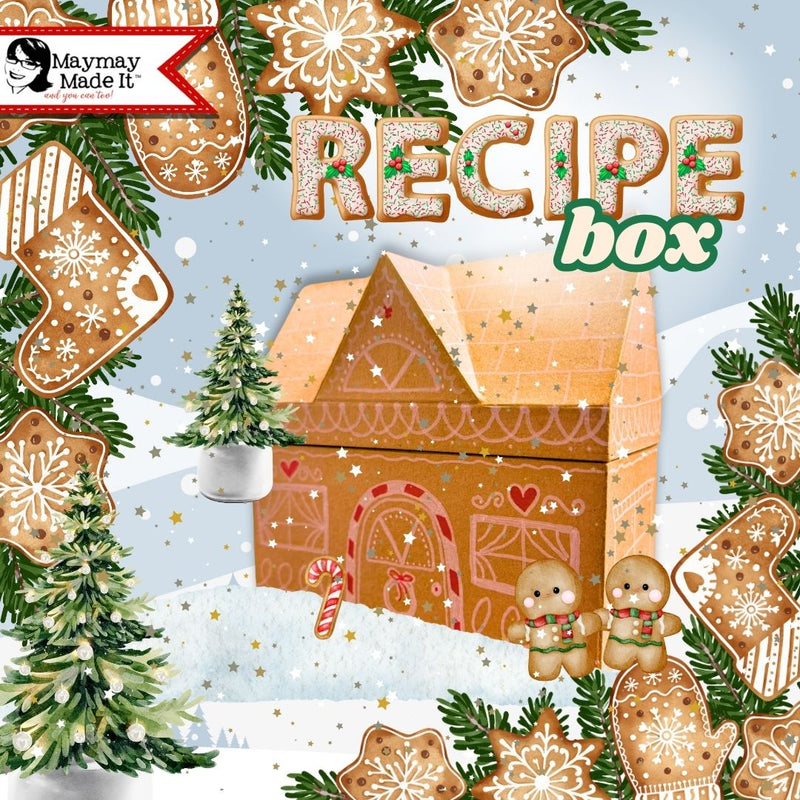 Recipe Box IN MINUTES!  This cutie only takes 5 ingredients to make!  Quick and easy gift idea too!
