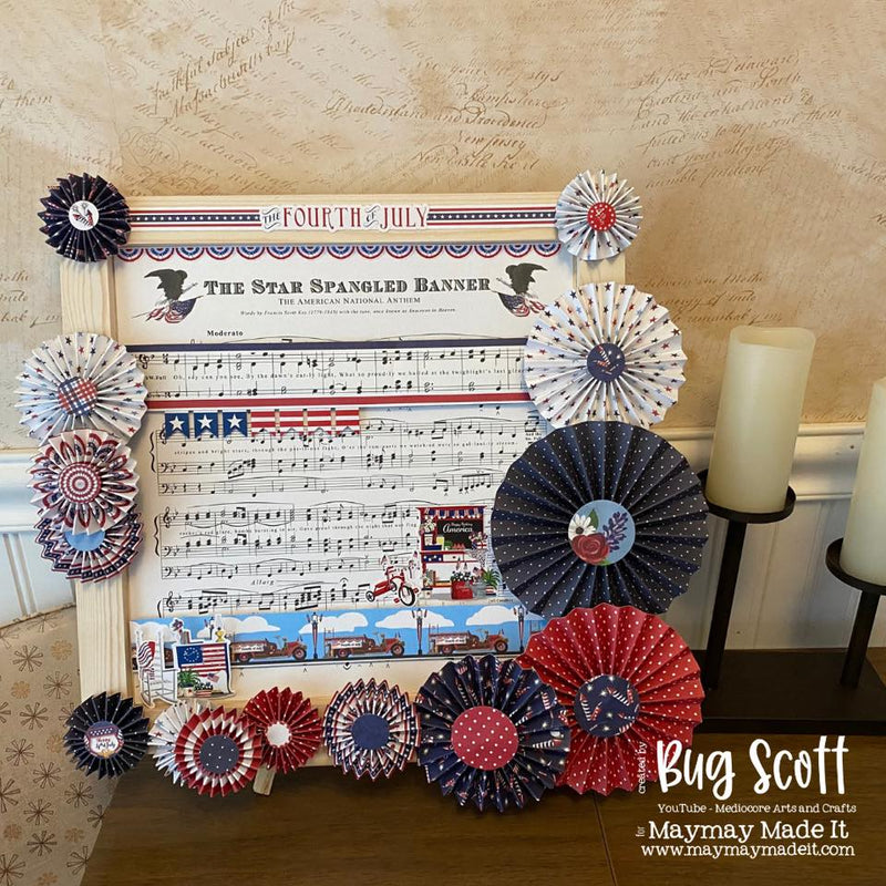 Maymay's 2021 Spring/Summer DT Bug Scott God Bless America Paper Challenge