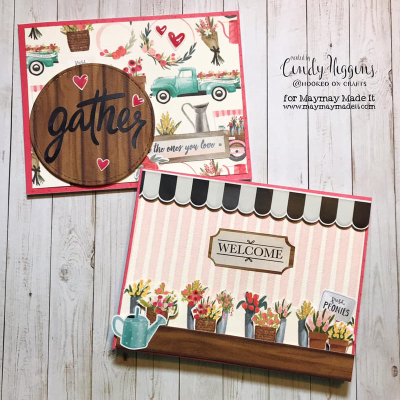 Flower Market Cards DT Project by Cindy Knust-Higgins