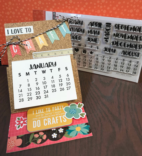 Never Ending Calendar Stamp Set and a Tutorial