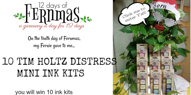 12 DAYS OF FERNMAS, A GIVEAWAY A DAY FOR 12 DAYS~DAY 10