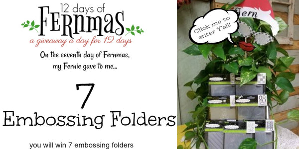 12 DAYS OF FERNMAS, A GIVEAWAY A DAY FOR 12 DAYS~DAY 7