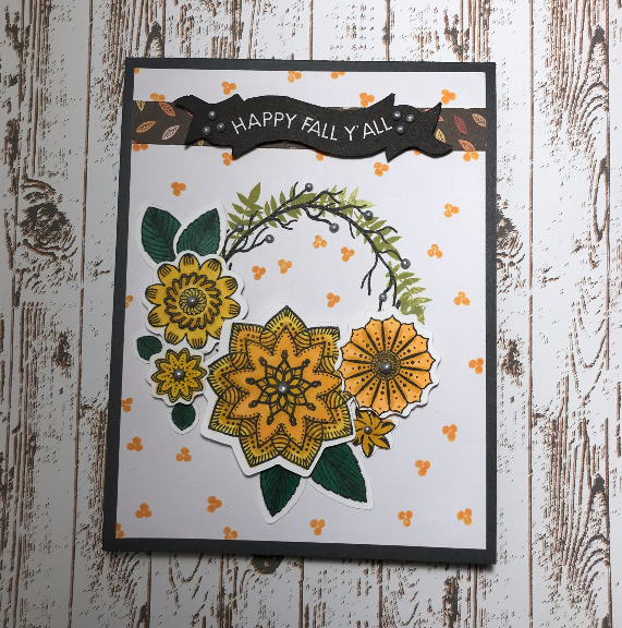 Floral Wreath Card