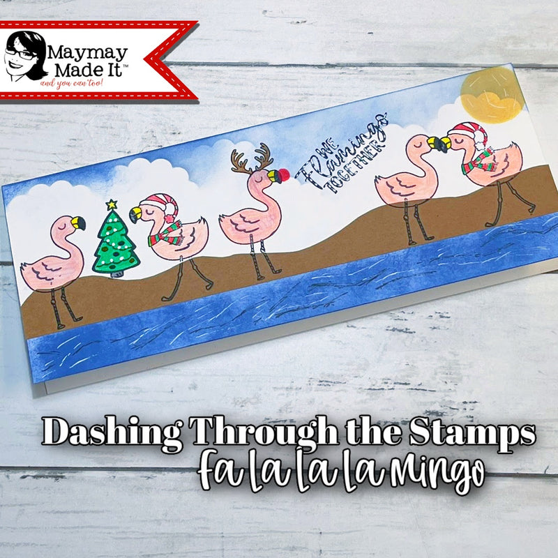 Dashing Through the Stamp~Falalala Mingo