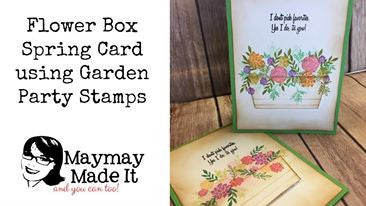 Flower Box Card Quick and Easy
