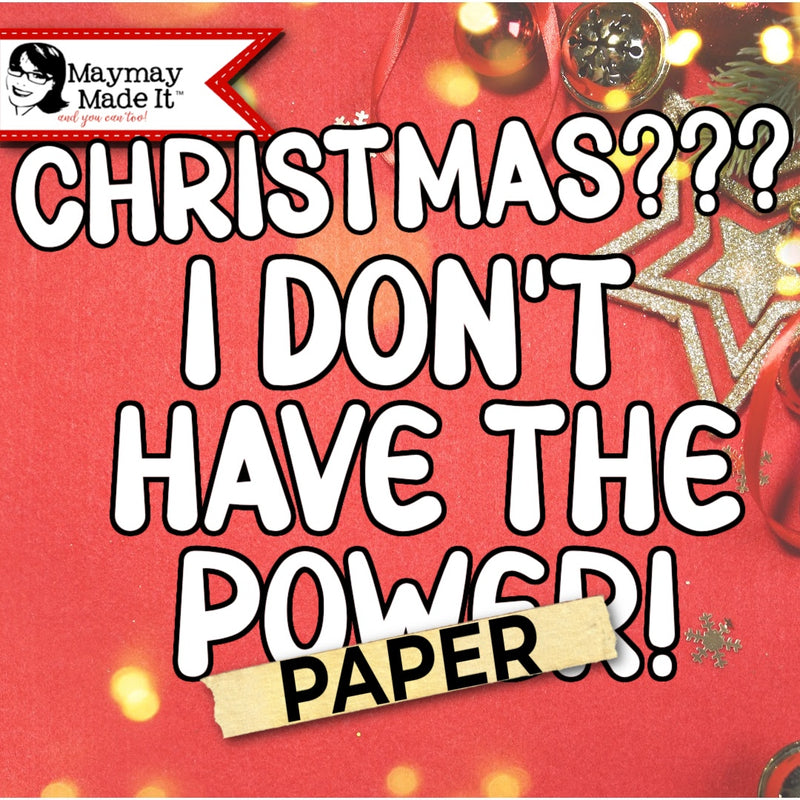Making Christmas Items without Christmas Supplies! Well, limited supplies!