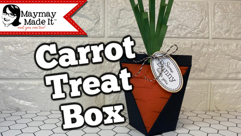 Self Closing Carrot Treat Box for Easter