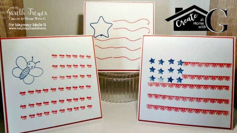 Patriotic 4th Of July Note Cards