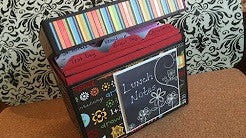 Lunch Notes Box or Greeting Card Holder