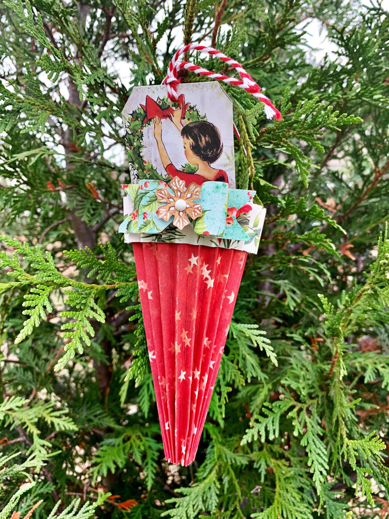 MAYMAY'S MINTAY DESIGNER VINTAGE PAPER CONE DECOR