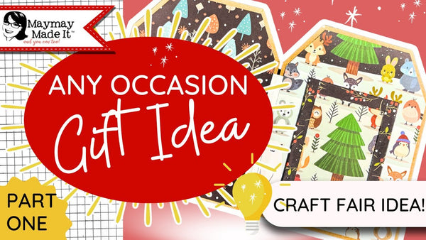 At least one person on your gift list needs this!  Tag Shaped Mini with Acetate Photo Pockets