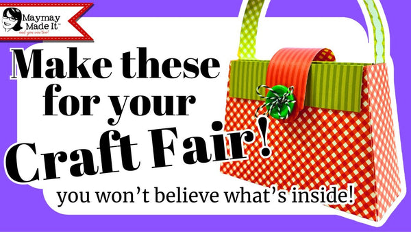 Making what I would sell at a craft fair!  Or, give as gifts!