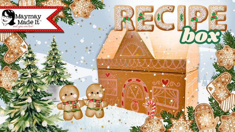 Recipe Box IN MINUTES!  This cutie only takes 5 ingredients to make!  Quick and easy gift idea too!