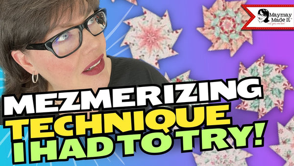 Kaleidoscope Pinwheels will stretch your stash to beautiful projects!