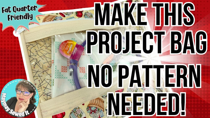 DOES VINYL INTIMIDATE YOU?  Not anymore!  You can make this from your stash today!