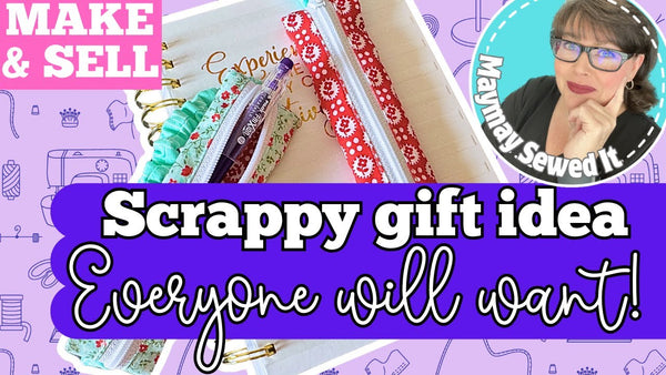 Make in MINUTES!  Craft fair must make!  How can SCRAPS be so CUTE and USEFUL