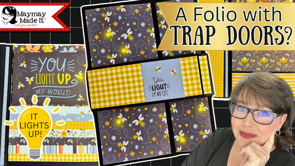 How to Turn Scrapbook Paper into a Light-Up Folio – Firefly + Pear Blossom