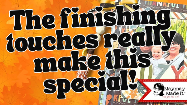 Shaker sleeve?  Beaded Tassel and fussy cutting pictures?  Yep!  Plastic Photo Sleeve Album Part 3