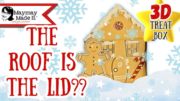 How to make an easy paper house: Gingerbread: DIY