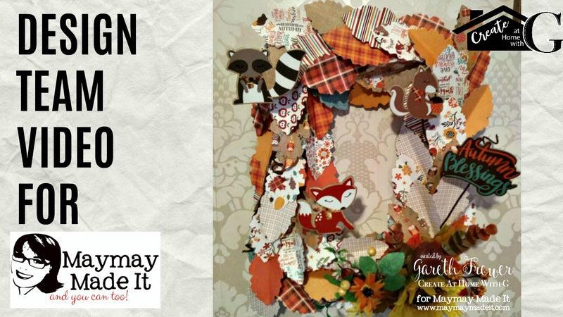 Autumn||Fall Paper Pad Wreath