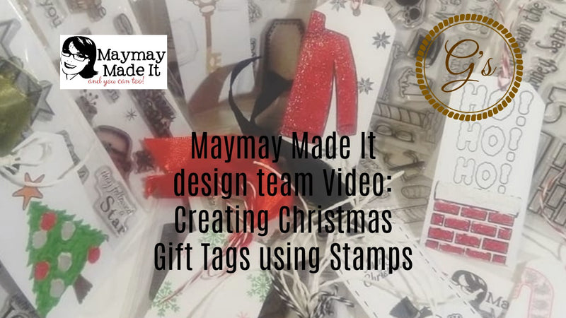 Christmas Gift Tags Using a Multitude of Maymay's Stamp sets