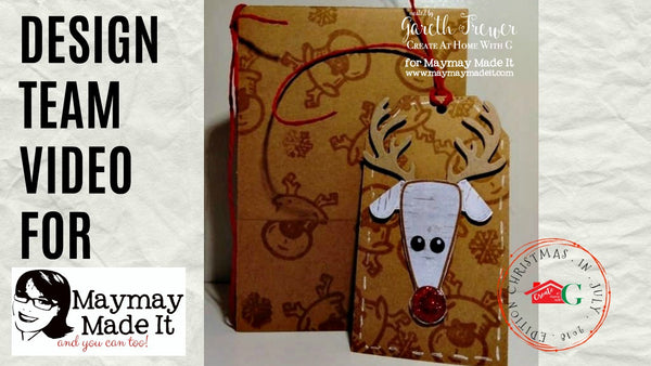 Rudolph Card and Tag with a Difference