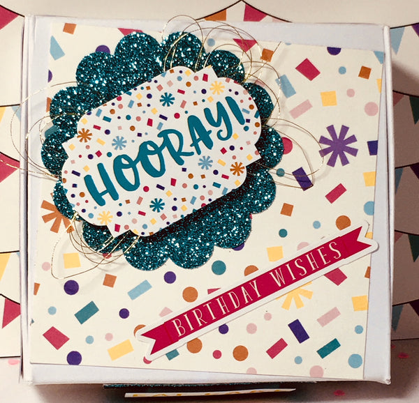 Mini Birthday Pizza Box by Crystal Cleveland