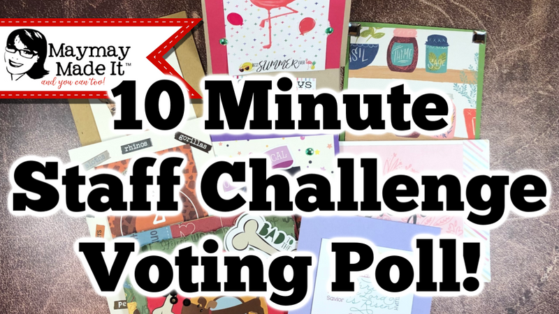 Yay! 10 Minute Card Staff Challenge