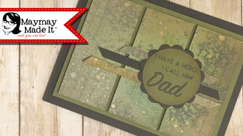 Father's Day Card with Handmade Paper