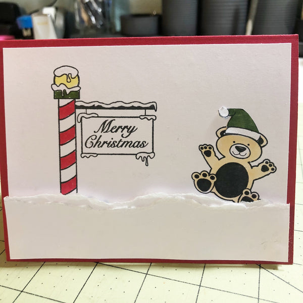 Sparkly Bear Card