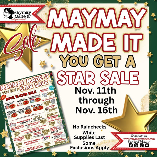 MAYMAY MADE IT YOU GET A STAR ⭐️ SALE