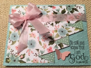 Landscape Drapery Fold Card by Crystal Cleveland