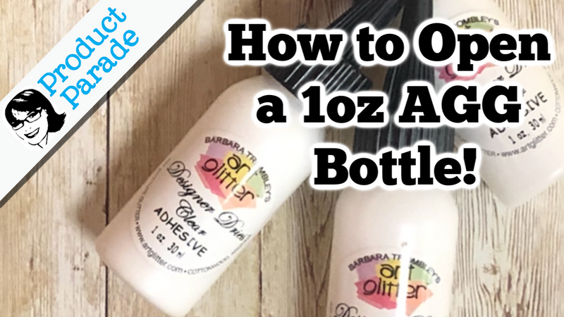How to Cut the Tip of a 1oz. Art Glitter Glue Bottle!
