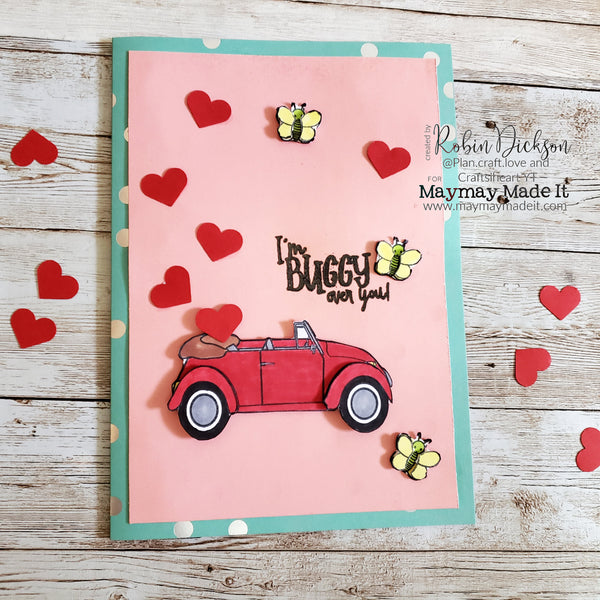 Maymay's Pictorial Design Team Buggy Love Card